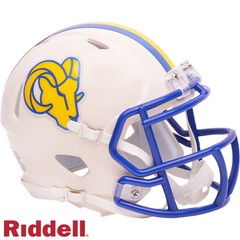 *2026 RETRO* LOS ANGELES RAMS NFL SPEED MINI RIDDELL FOOTBALL HELMET!