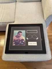 Archie Moore Signed Cut Autograph Framed Display Boxing Hall of Fame 19×24