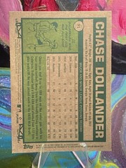 2026 Topps Heritage #91 CHASE DOLLANDER Chrome Silver Sparkle SP