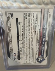 2025 Bowman – Yoshinobu Yamamoto #18 Pink /175