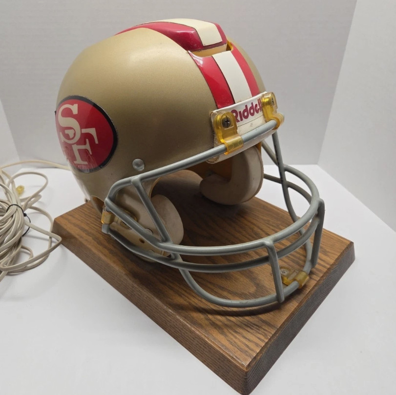 RARE Vintage San Francisco 49ers Telephone Riddell NFL Helmet