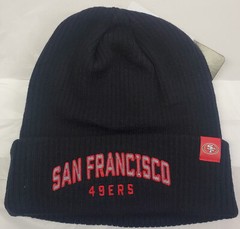 San Francisco 49ers Fanatics Branded Black Cuffed Knit Hat – NFL
