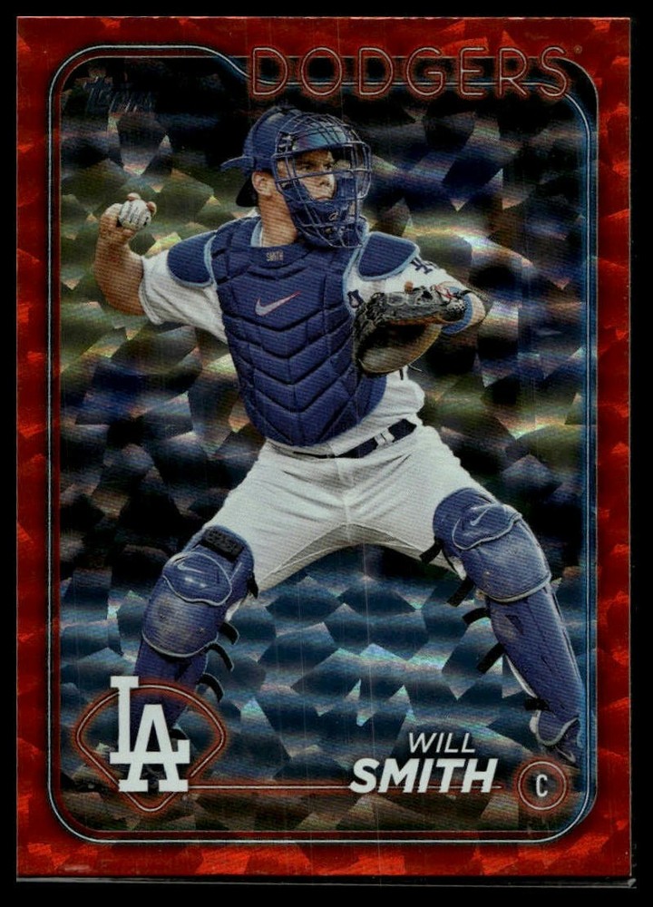 2024 Topps #622 Will Smith Orange Crackle Foil #/299
