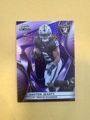 2025 Topps Chrome Black #125 Ashton Jeanty Purple Mini Diamond /75 Rookie