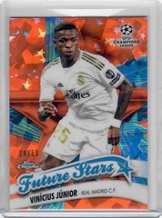 2019 Topps Chrome UCL Sapphire Future Stars Vinicius Jr. Orange #/50 Vini Jr