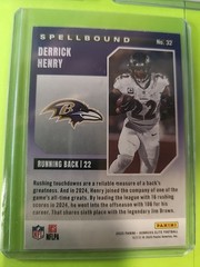 2025 Panini Donruss Elite Spellbound Lavender Set Derrick Henry Ravens