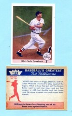 2023 — 1959 Style Baseball Collectors Card #52 Ted Williams —