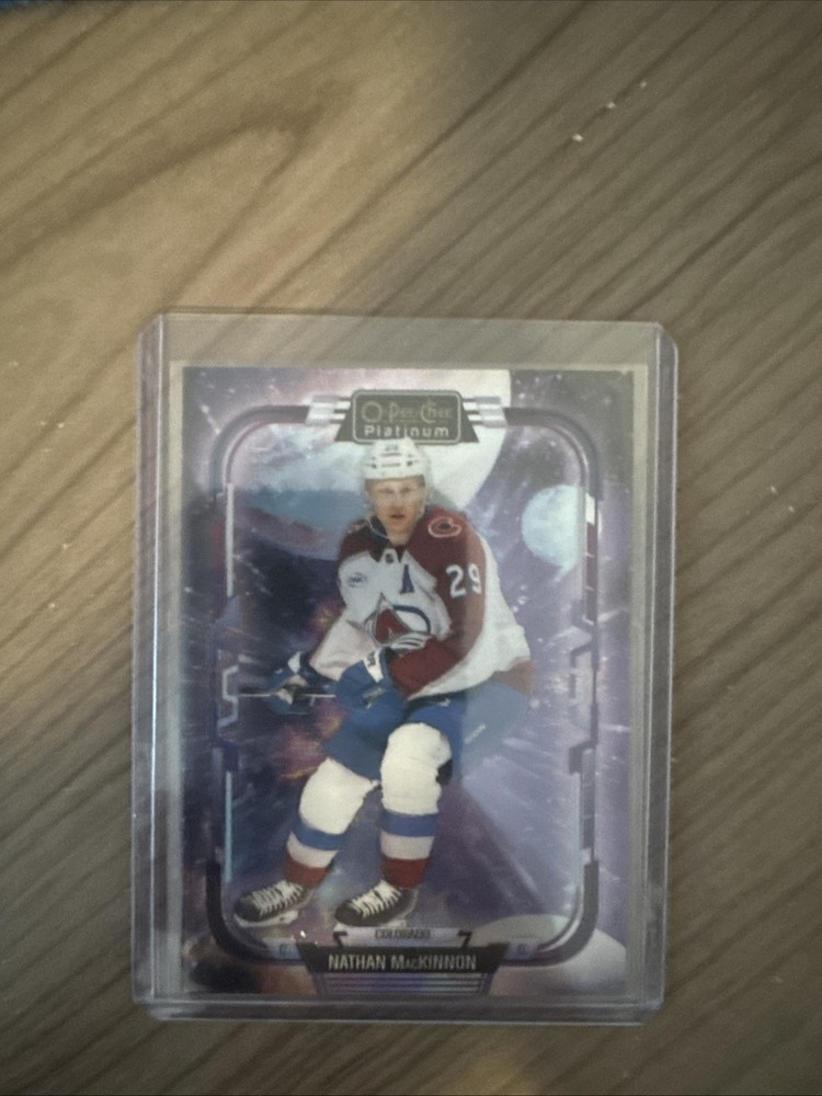 25-26 OPeeChee Plat Nathan MacKinnon Cosmic “1/1” Jersey Match 29/65 *Read Desc*