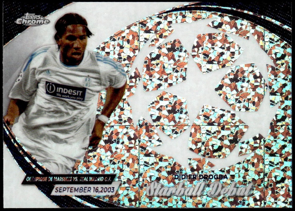 2023-24 Topps Chrome UEFA Competitions #SD-7 Didier Drogba Starball Debuts F5