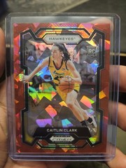 Prizm Lot Red Cracked Ice/Orange Cracked Ice (Caitlin Clark, Victor Wembanyama..