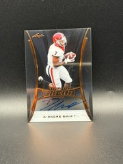 D’Andre Swift 2020 Leaf Trinity Clear Acetate RC Auto Bronze #CA-DS1 Georgia