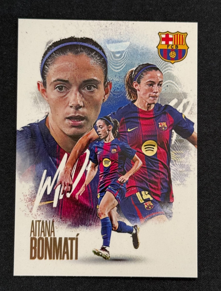 Aitana Bonmati 2025-26 Futera FX Football Barcelona #BBP27 BUY ANY 2 GET 1 FREE