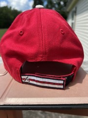 Atlanta Braves Baseball Cap/hat Red, White, & Black/navy Blue YOUTH 47 Twins