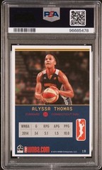 2015 Rittenhouse WNBA #18 Alyssa Thomas PSA 9 Connecticut Sun Phoenix Mercury