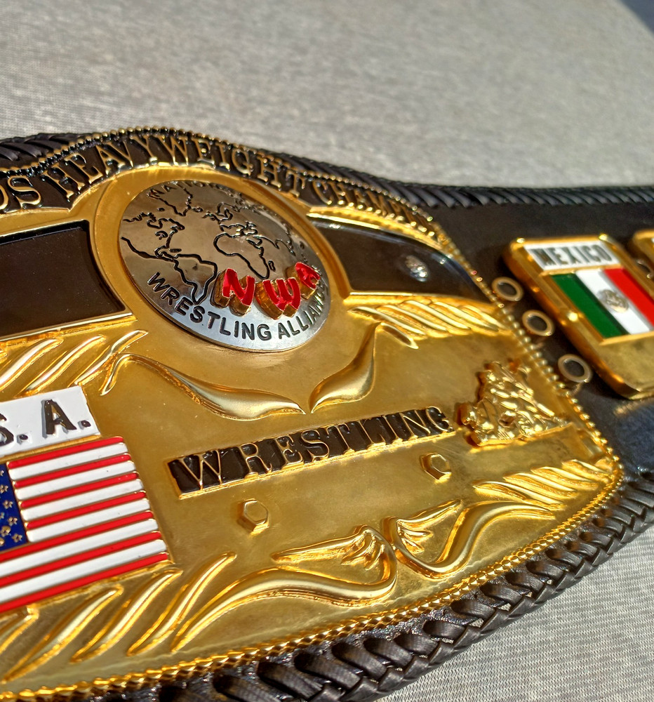 Dome Globe World Heavyweight Championship Belt 3D Replica HQ CNC 5MM Zinc Plates