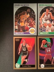 10x HOF NBA 1990-91 SkyBox & Hoops Bird Robinson Stockton Magic More & No Dups