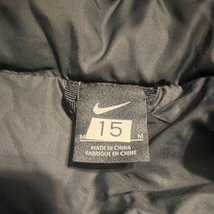 Nike Men’s Virginia Tech Black Hooded Puffer Jacket Size Medium