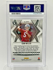 2025 Panini Phoenix Black Lazer 1/1 Cam Miller True One of One RC NDSU