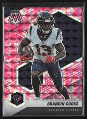 2021 Panini Mosaic #86 Brandin Cooks Prizm Camo Pink