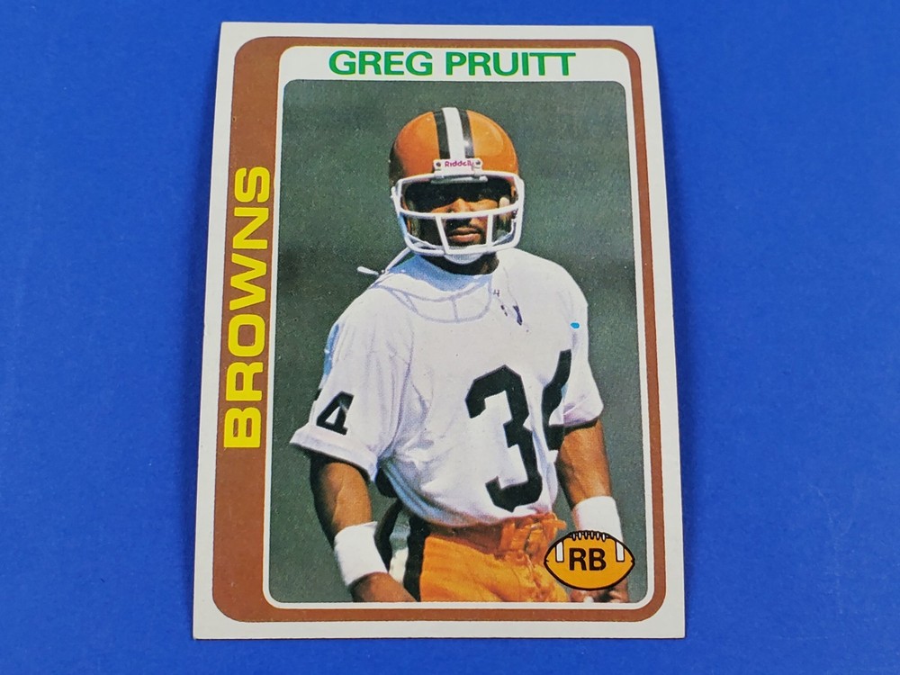 1978 TOPPS FOOTBALL #245 GREG PRUITT HIGH GRADE NEAR MINT NRMT