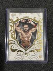 2025 Topps Royalty WWE LA Knight Base /99 Gold #007