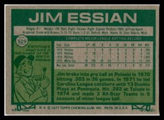 1977 Topps #529 Jim Essian VG/EX