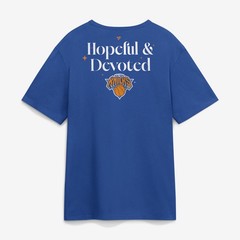 Men&rsquo;s Fanatics Blue New York Knicks Hopeful & Devoted Legacy Cotton T-Shirt