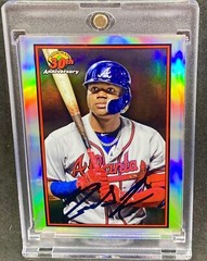 Ronald Acuna Jr. RARE REFRACTOR INVESTMENT CARD SSP BOWMAN CHROME BRAVES MINT