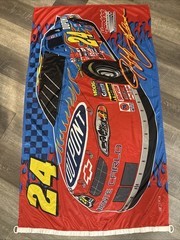 Vintage USA Jeff Gordon #24 Nascar 2001 JG Motorsports D-Ring Flag 60×30