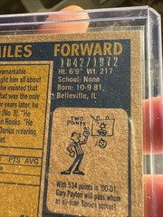 2000-01 Topps Heritage Darius Miles RC #27 1842/1972 Clippers Card NM