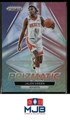 2022-23 Panini Prizm Jalen Green Prizmatic Prizms Silver #23 Houston Rockets