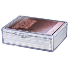 (1 Brand New) Ultra Pro 50-Card Hinged Plastic Box Holder For Trading Cards