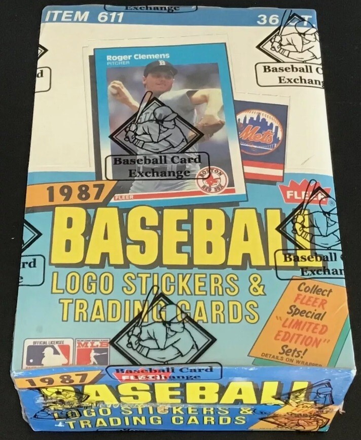 1987 Fleer Baseball Team Sticker Cards Singles