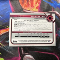 ELLY DE LA CRUZ 2022 Bowman Draft Chrome Refractor #BDC-80
