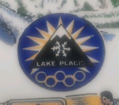 Lake Placid 1980 The Olympic Village Souvenir 9&Prime; Plate