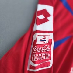 QPR Queens Park Rangers Mens M Away Football Shirt 2008/09 Red Blue Routledge