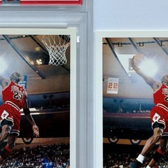 1992-93 Upper Deck Michael Jordan #23 MISSING FOIL Factory Error Variation PSA 9