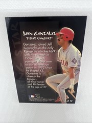 1997 Fleer Soaring Stars #3 Juan Gonzalez Texas Rangers