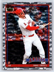2026 Topps #T91-1 Mike Trout 1991 Topps 35th Anniversary Crackle Foil