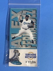 Florida Marlins Lapel Pin Metal 1997 ALEX FERNANDEZ Original Packaging