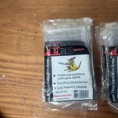 (Pack of 10) Pro-Mold Real Thick Card Mini Snap Tite Holders 120pt Jersey Cards