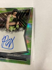 2026 Topps Chrome WWE Tatum Paxley Autograph 68/99 Green Refractor NXT
