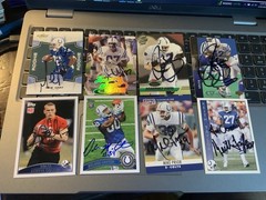Indianapolis Colts 39 Card Autograph Lot 1980-present See Photos