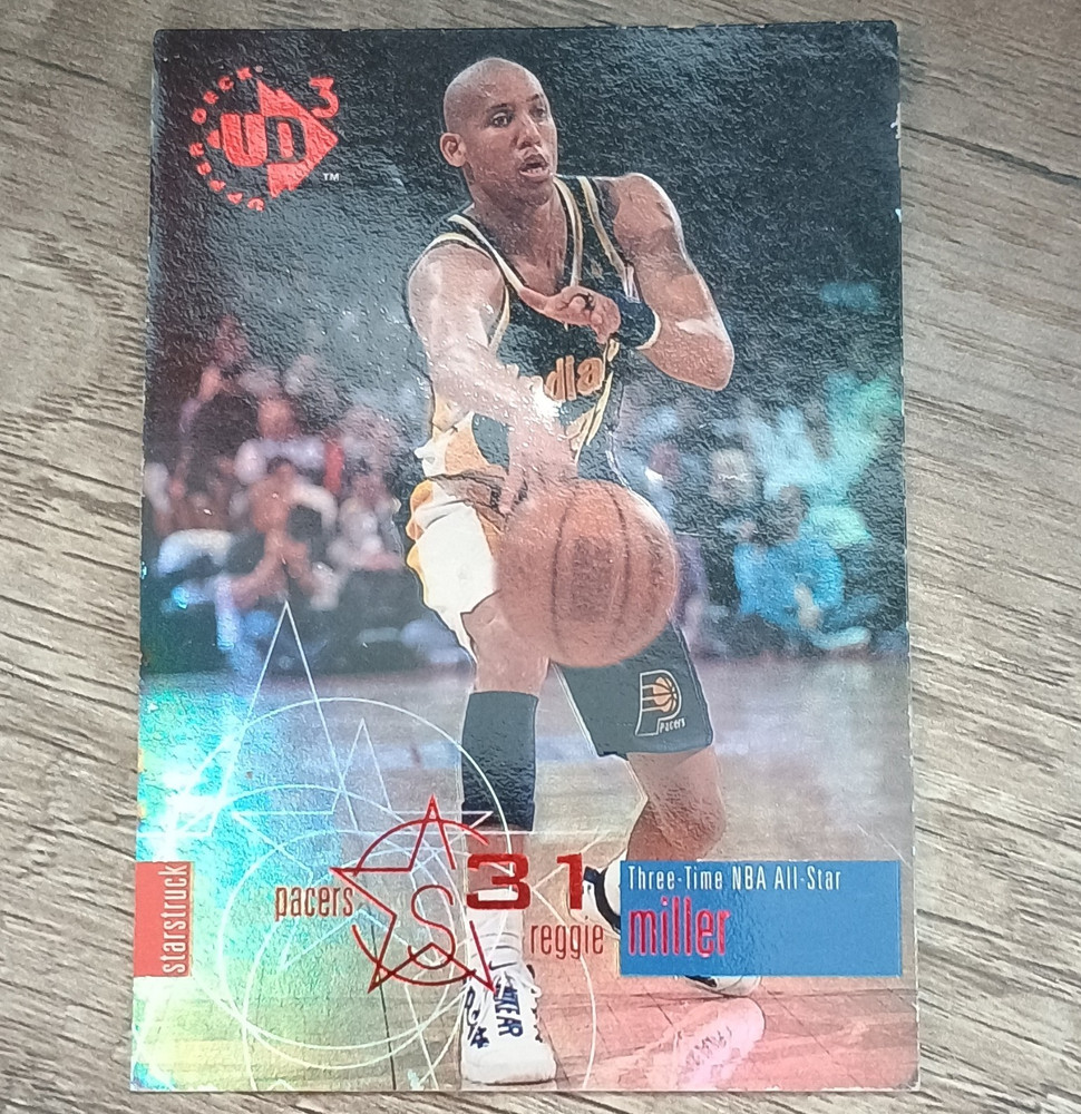 Upper Deck UD3 Starstruck Reggie Miller Indiana Pacers #317 NBA Card