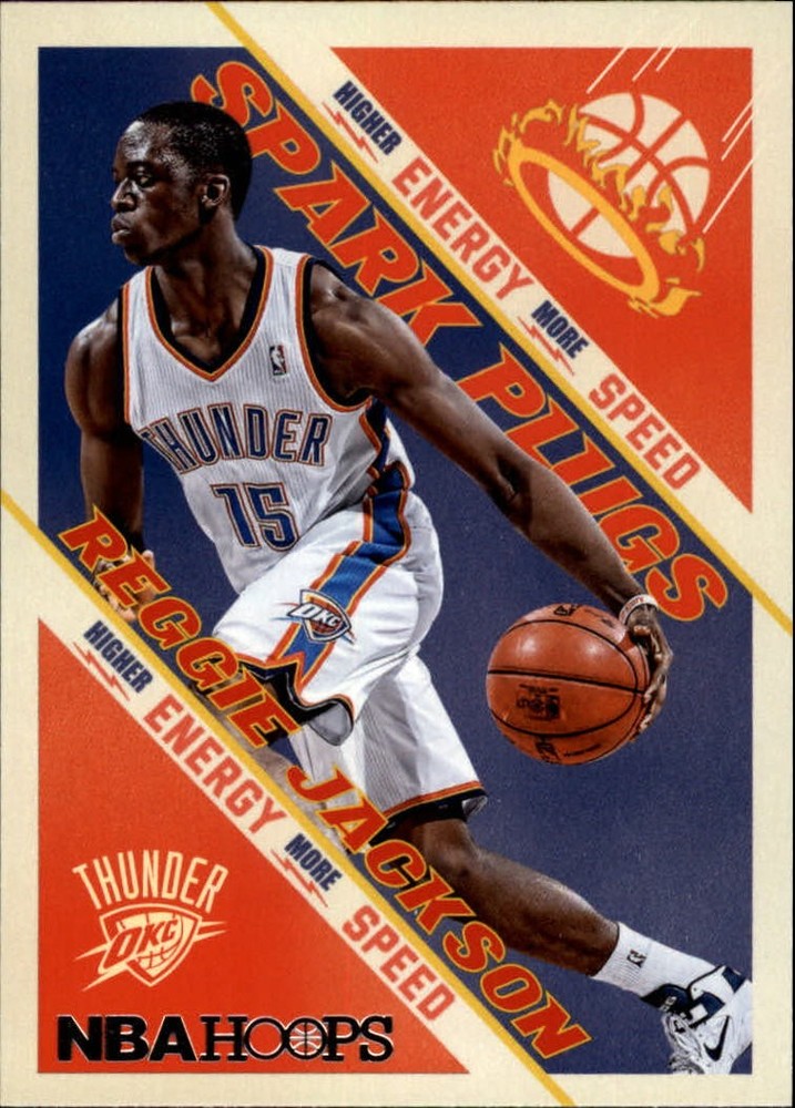2013-14 Hoops Spark Plugs #17 Reggie Jackson – BSK