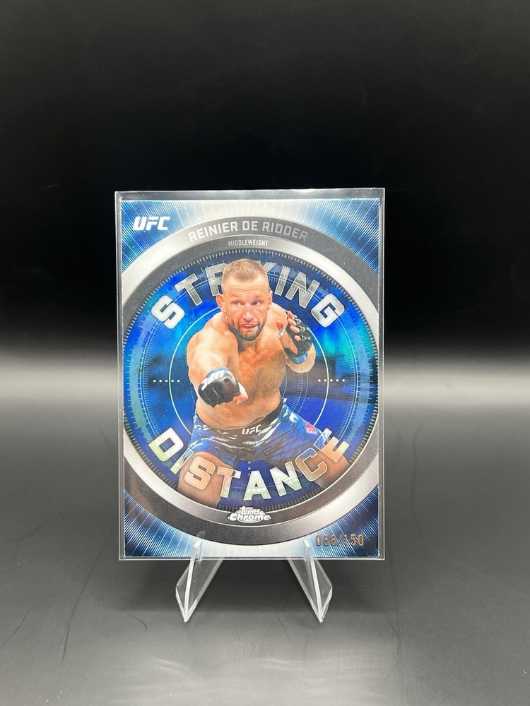 Topps 2026 Topps Chrome UFC Reinier de Ridder Striking Distance #SD-12 88/150
