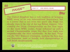 2015 Topps WWE Heritage – Paige #60 Rookie