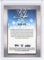 2026 TOPPS CHROME WWE WRESTLING PINK REFRACTOR JACOB FATU 11/250