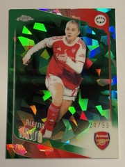 2025-26 Topps Chrome UEFA Sapphire Alessia Russo #94 Green Refractor /99