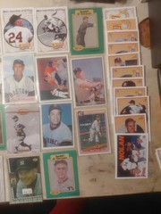 (32) Card Lot – Reprints, Aaron, Mantle, Williams, & Mays more